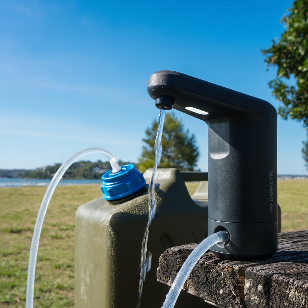 Jerry Max® Quick Connect Adapter with Dometic Recon 360° Faucet